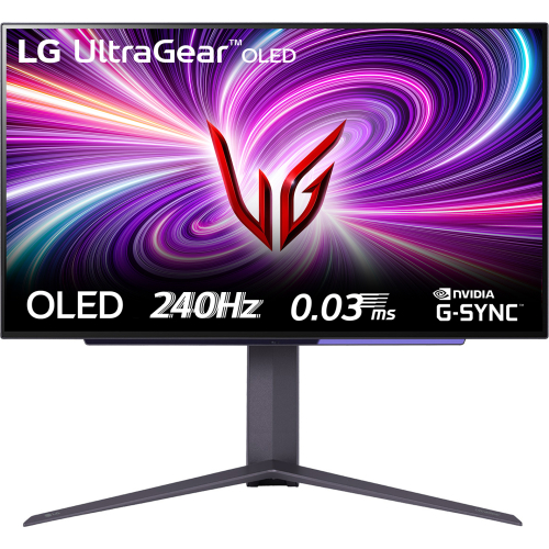LG 27GS95QE-B computer monitor 67,3 cm (26.5") 2560 x 1440 Pixels Quad HD OLED Zwart