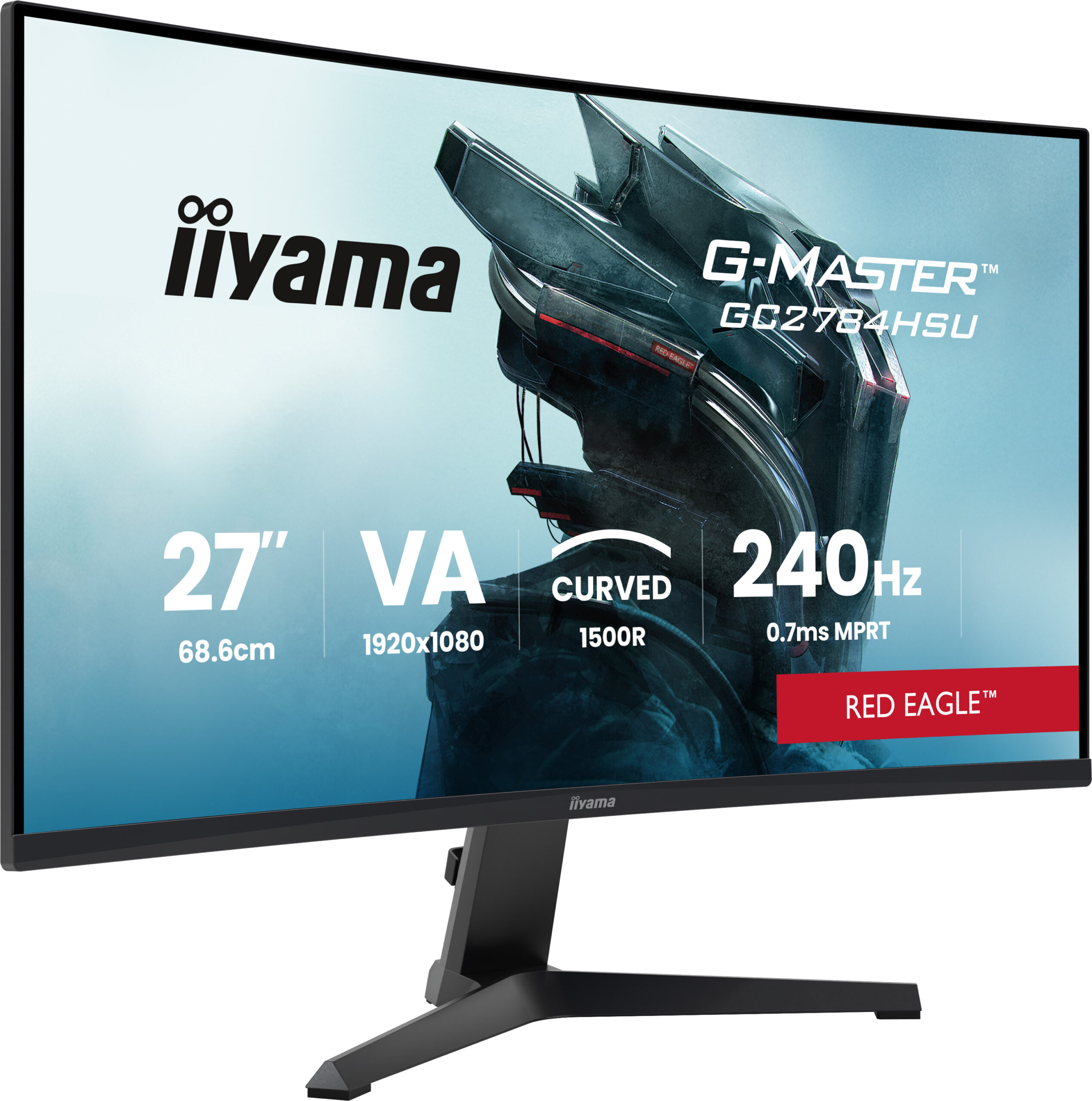 iiyama G-MASTER GC2784HSU-B1 27" 240H computer monitor 68,6 cm (27") 1920 x 1080 Pixels Zwart - Afbeelding 2