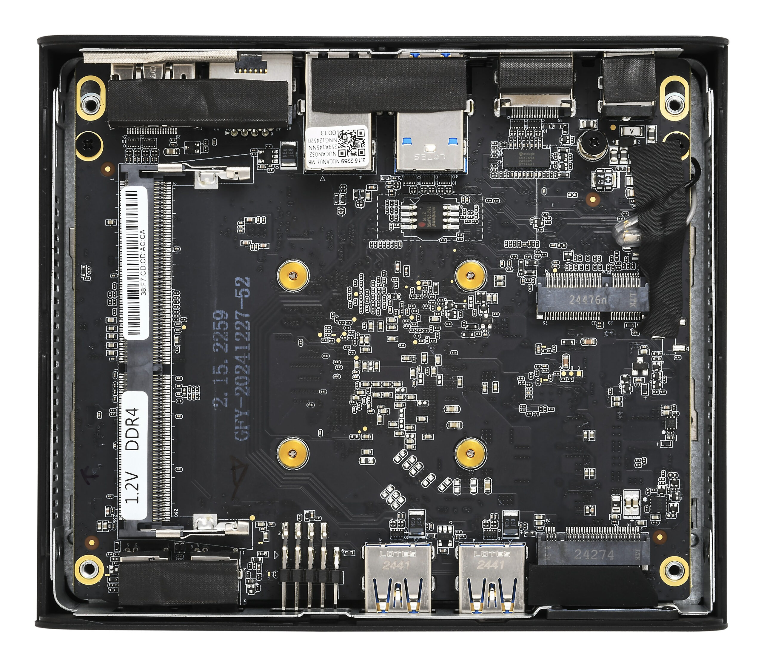Shuttle Nano PC NE10N, Intel N 100, 1x HDMI, 1x DP, 6x USB, 1x LAN, ventilatorloos, 24/7 permanent gebruik, incl. VESA - Afbeelding 6