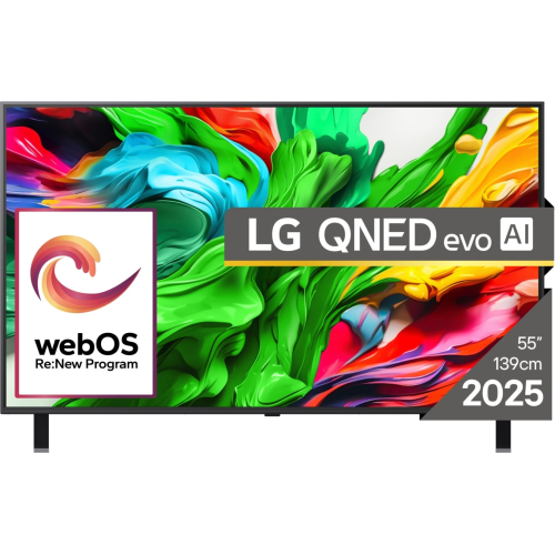LG QNED AI 55QNED85A3C tv 139,7 cm (55") 4K Ultra HD Smart TV Wifi Zwart
