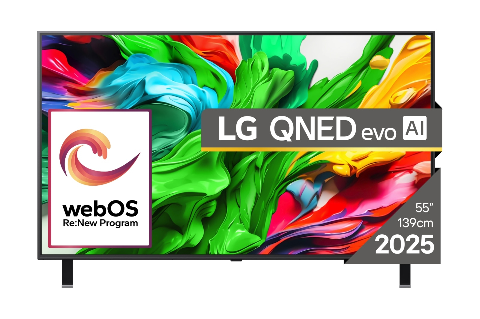 LG QNED AI 55QNED85A3C tv 139,7 cm (55") 4K Ultra HD Smart TV Wifi Zwart
