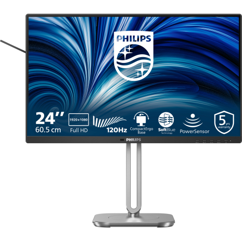 Philips 4000 series 24B2N4200/00 computer monitor 60,5 cm (23.8") 1920 x 1080 Pixels Full HD LCD Grijs