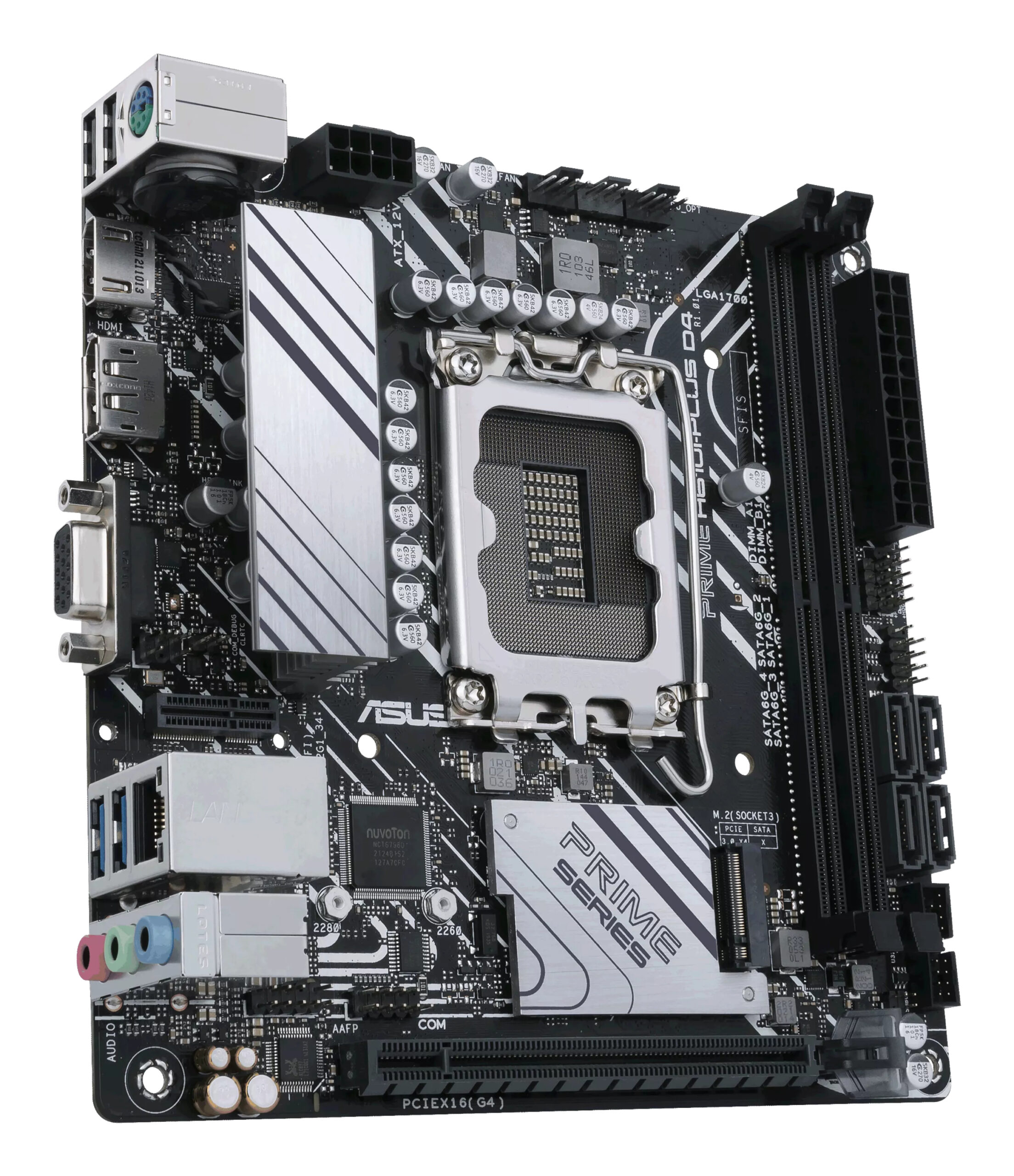 ASUS PRIME H610I-PLUS D4-CSM Intel H610 LGA 1700 mini ITX - Afbeelding 4