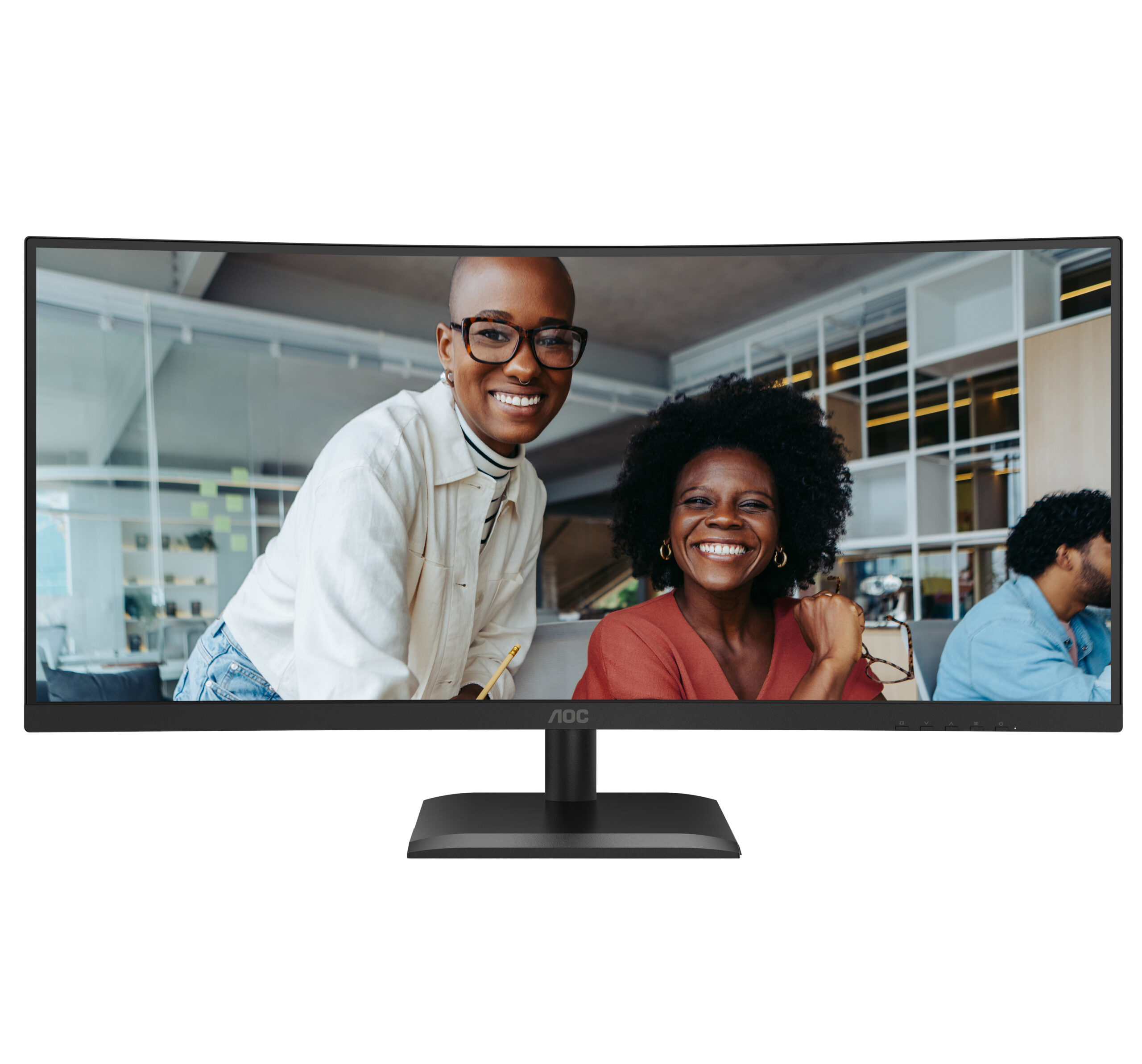 AOC CU34E4C computer monitor 86,4 cm (34") 3440 x 1440 Pixels Zwart - Afbeelding 2