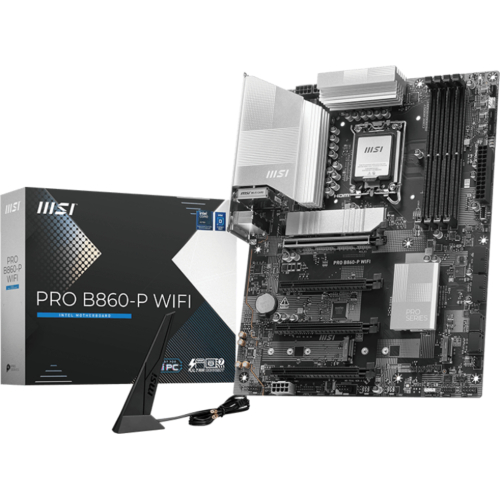 MSI PRO B860-P WIFI moederbord Intel B860 LGA 1851 (Socket V1) ATX