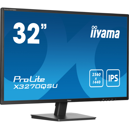 iiyama ProLite X3270QSU-B1 computer monitor 80 cm (31.5") 2560 x 1440 Pixels Wide Quad HD LED Zwart