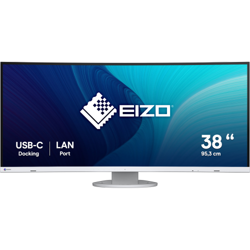 EIZO FlexScan EV3895-WT computer monitor 95,2 cm (37.5") 3840 x 1600 Pixels UltraWide Quad HD+ LCD Wit