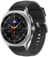 Samsung Galaxy Watch 8 Classic 3,3 cm (1.3") AMOLED 46 mm Digitaal 438 x 438 Pixels Touchscreen Zilver Wifi GPS