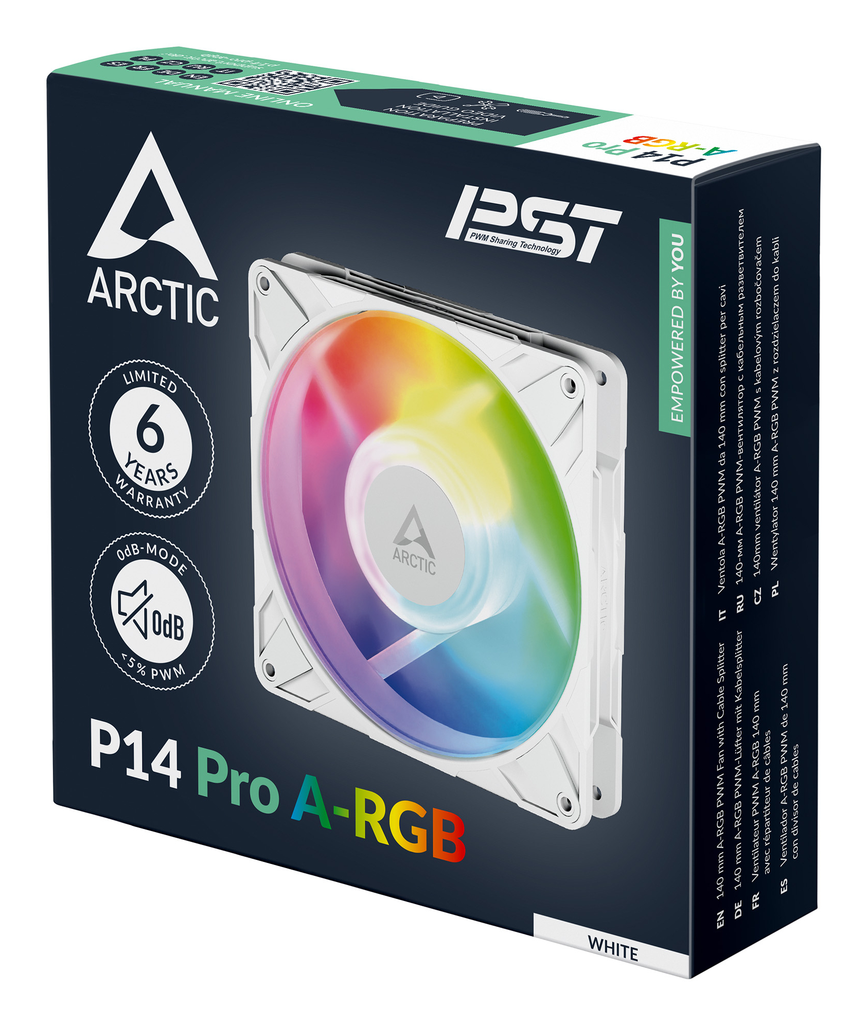 ARCTIC P14 Pro A-RGB Computer behuizing Ventilator 14 cm Wit 1 stuk(s) - Afbeelding 8