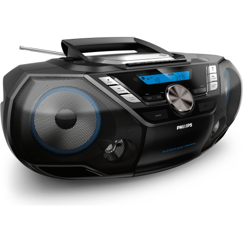 Philips AZB798T/12 draagbare stereo-installatie Analoog & digitaal 12 W DAB, DAB+, FM Zwart MP3 afspelen