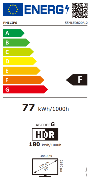 Philips 139,7 cm (55") 4K Ultra HD Smart TV Wifi Zwart - Afbeelding 5