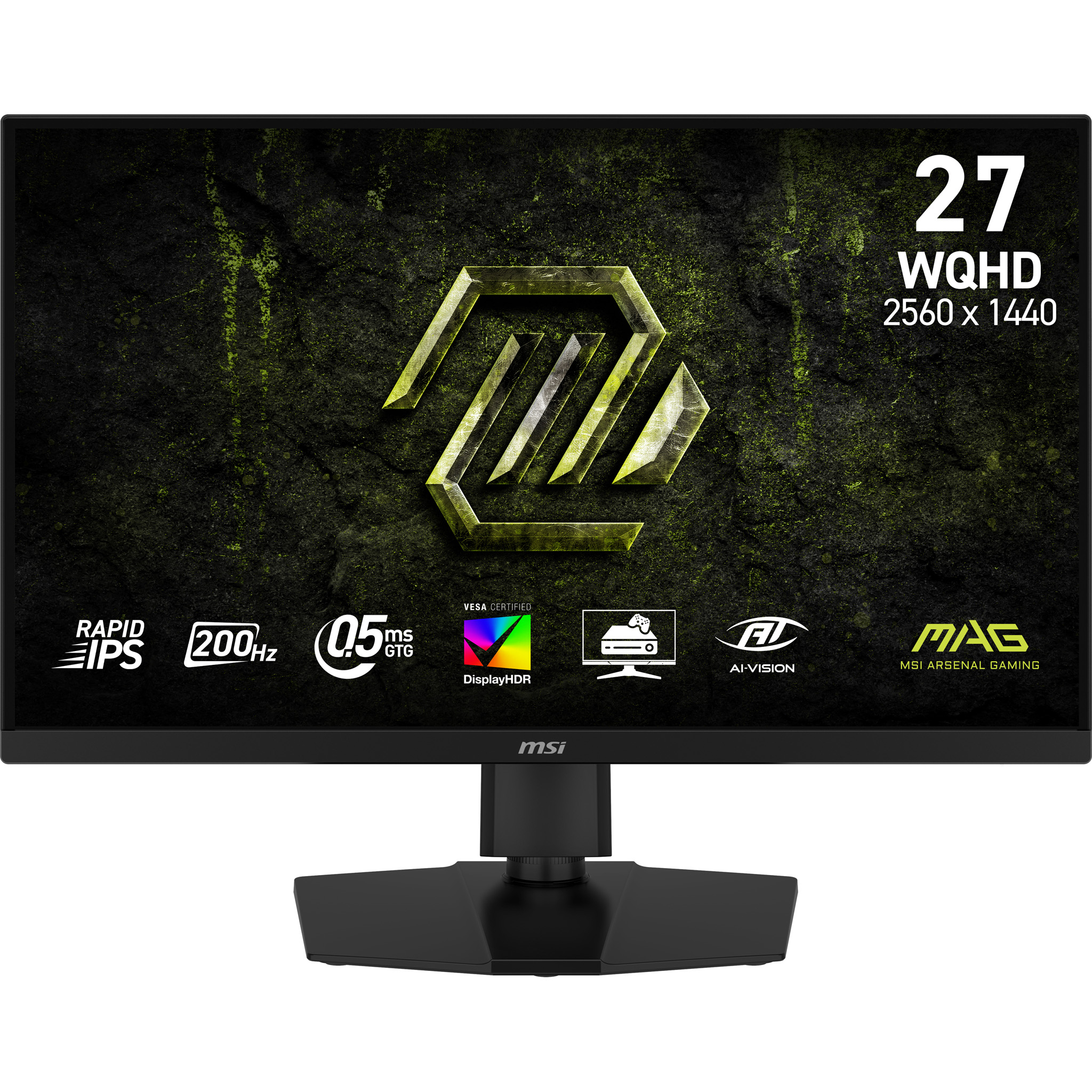 MSI MAG 274QPF E20 computer monitor 68,6 cm (27") 2560 x 1440 Pixels Wide Quad HD LCD Zwart