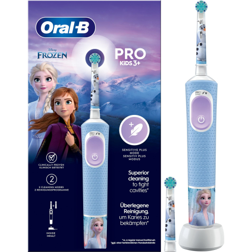 Oral-B Pro Kids Kind Roterende-oscillerende tandenborstel Lichtblauw