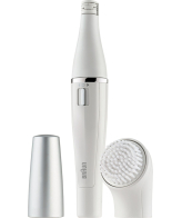 Braun FaceSpa Face 810 Gezichtsepilator En Reinigingsborstel Voor Het Gezicht Met Extra Batterij
