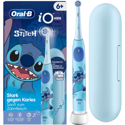 Oral-B iO Kids Stitch Kind Roterende tandenborstel Blauw