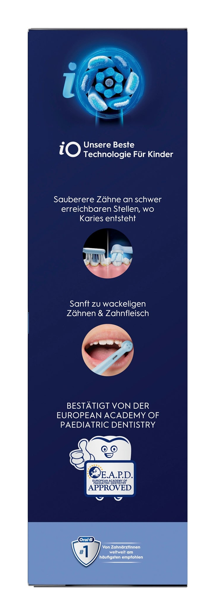 Oral-B iO Kids Stitch Kind Roterende tandenborstel Blauw - Afbeelding 4