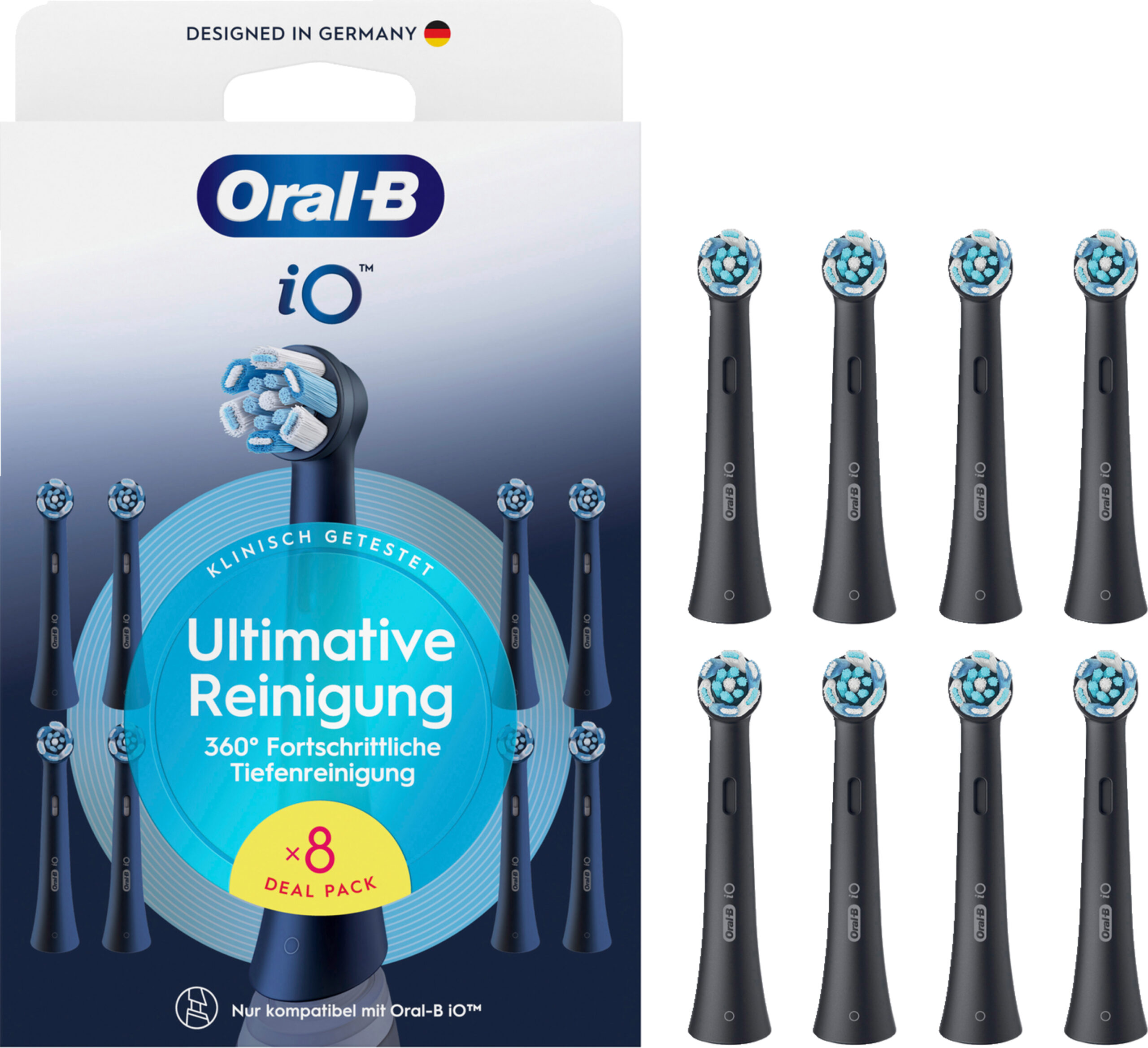 Oral-B 8700216778640 opzet borstel 8 stuk(s) Zwart - Afbeelding 4