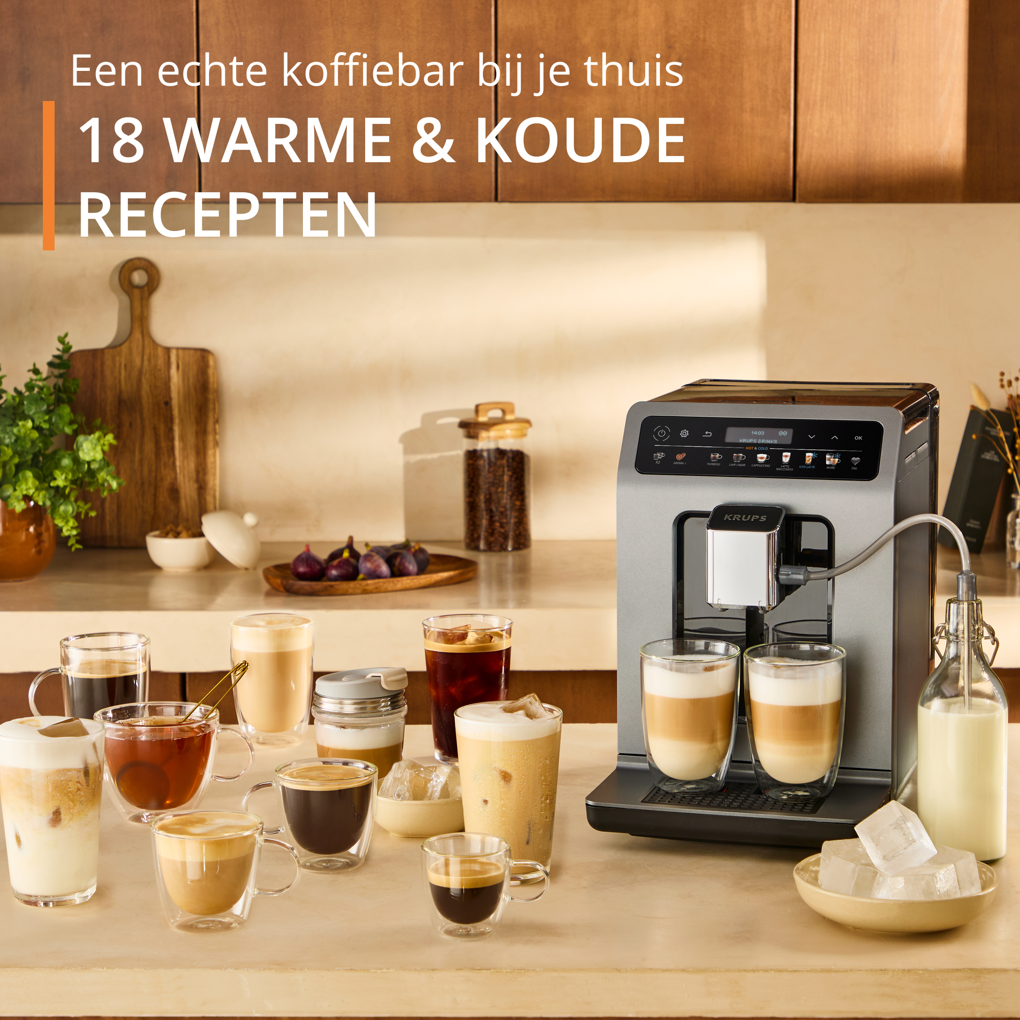 Krups Evidence Hot & Cold EA898G volautomatische koffiemachine