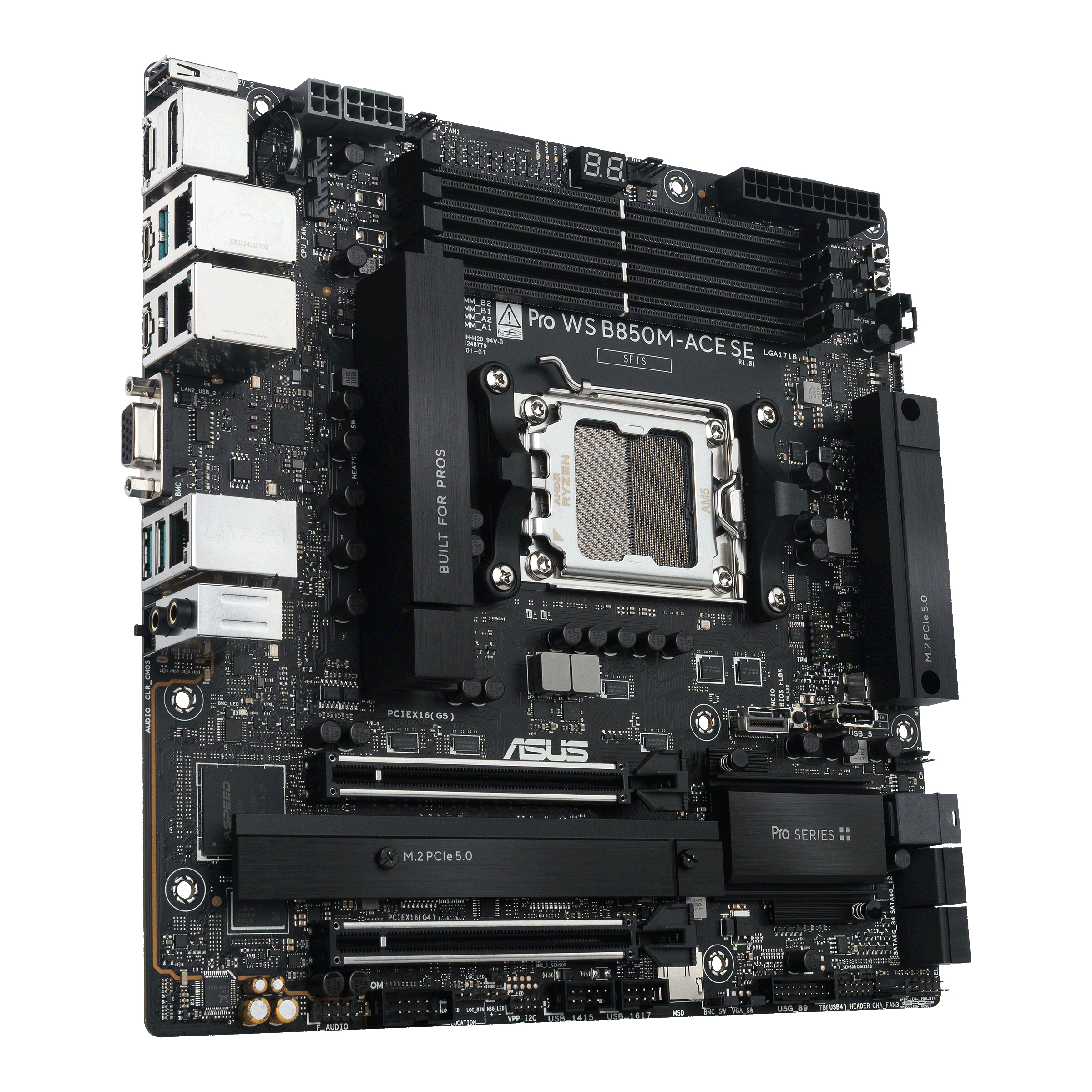 ASUS PRO WS B850M-ACE SE AMD B850 Socket AM5 micro ATX - Afbeelding 3