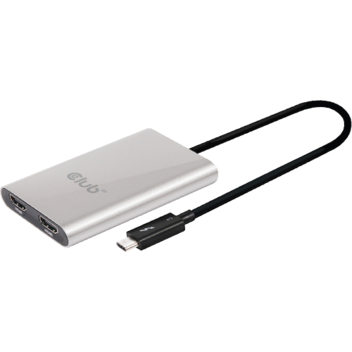 CLUB3D Thunderbolt 3 to Dual HDMI 2.0 Adapter