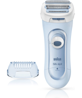 Braun Silk-épil Lady Shaver 5-160 Blauw - 3in1 Draadloos W&D Elek Scheerapparaat, Trimmer En Scrub