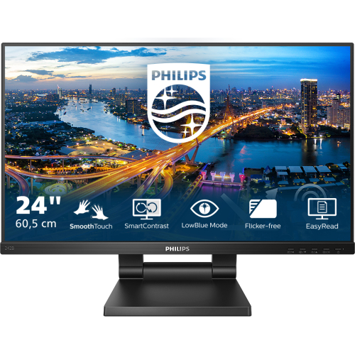 Philips 242B1TC/00 computer monitor 60,5 cm (23.8") 1920 x 1080 Pixels Full HD LED Touchscreen Zwart