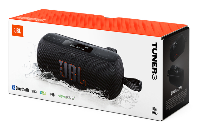 JBL TUNER 3 Draagbaar Analoog & digitaal Zwart - Afbeelding 7