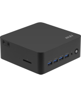 MSI Cubi Z AI 8M-006BEU Cube Zwart 8845HS AMD SoC 3,8 GHz Ingebouwde luidsprekers