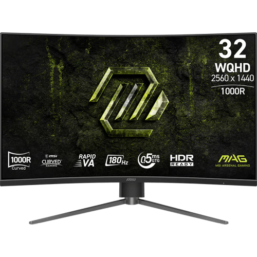 MSI MAG 325CQPF E18 computer monitor 80 cm (31.5") 2560 x 1440 Pixels Wide Quad HD Zwart