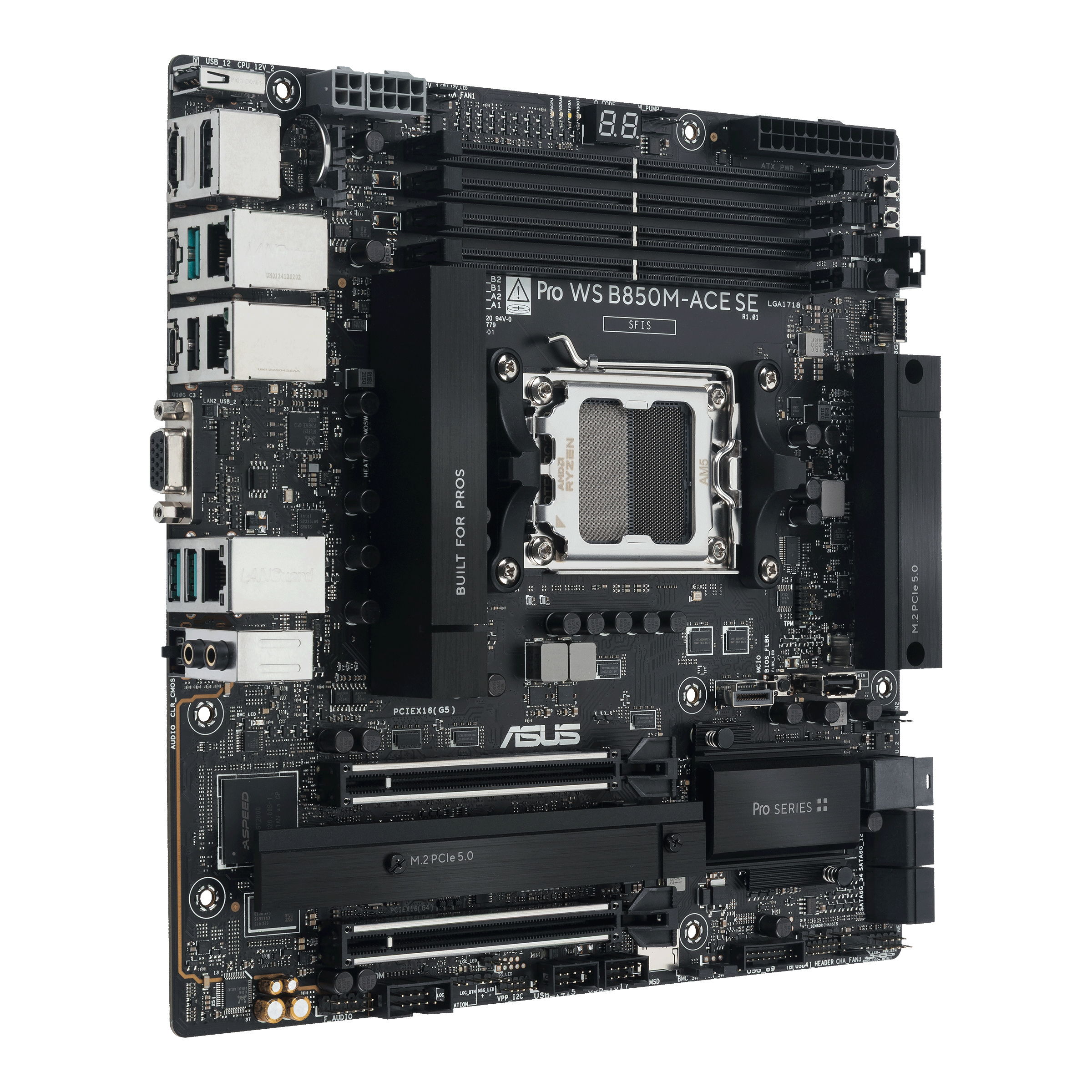 ASUS PRO WS B850M-ACE SE AMD B850 Socket AM5 micro ATX - Afbeelding 2