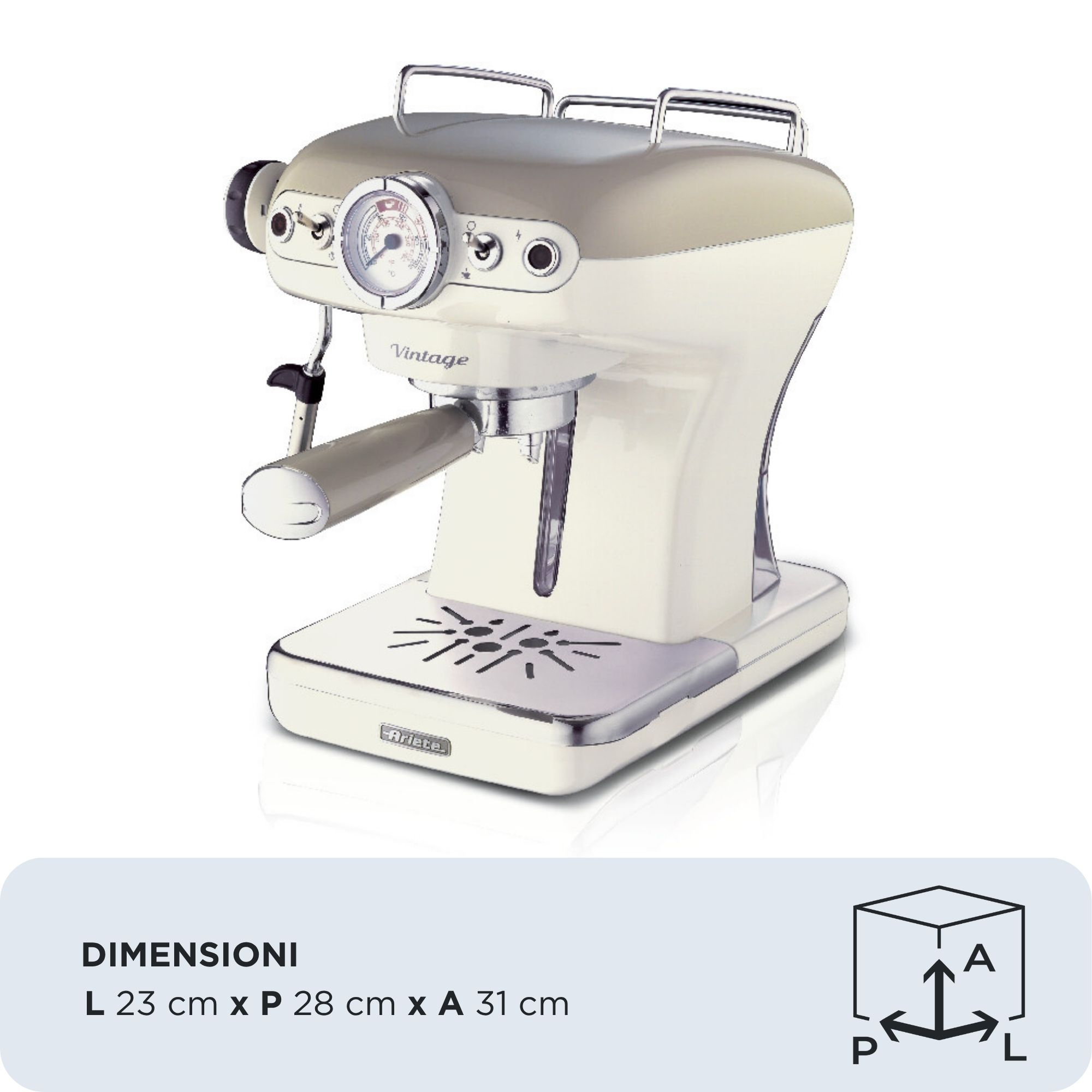 Ariete 1389/13 Handmatig Espressomachine 0,9 l - Afbeelding 2