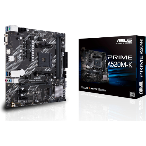 ASUS PRIME A520M-K AMD A520 Socket AM4 micro ATX