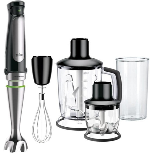 Braun MultiQuick 7 MQ 7045X 1,25 l Staafmixer 1000 W Zwart, Roestvrijstaal