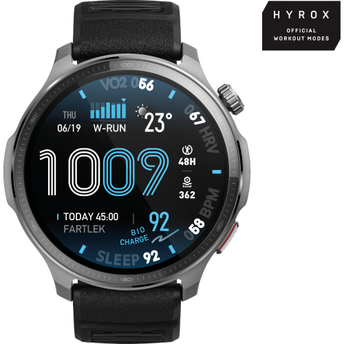 Amazfit Balance 2 XT 3,81 cm (1.5") AMOLED Digitaal 480 x 480 Pixels Touchscreen Zwart Wifi GPS