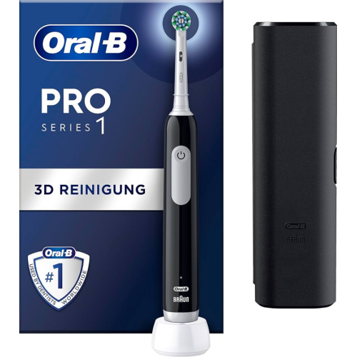 Oral-B Pro 1 Cross Action Volwassene Roterende-oscillerende tandenborstel Zwart