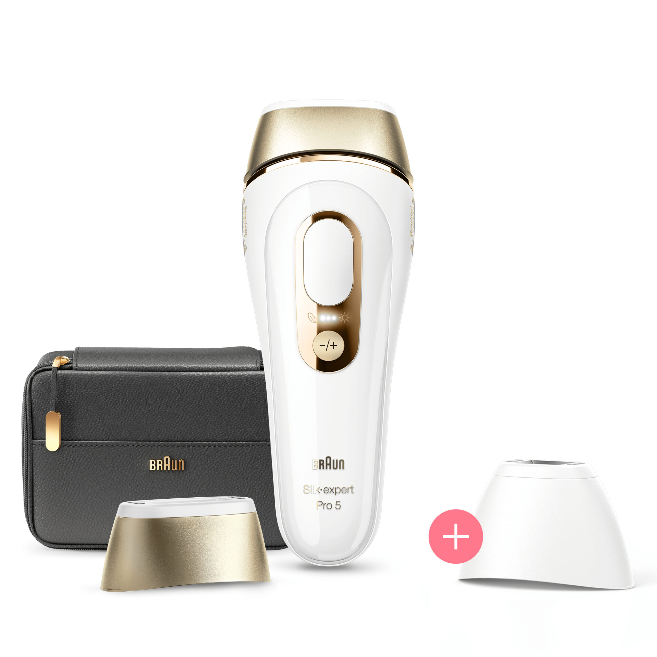 Braun Silk-expert Pro Silk·expert Pro 5 PL5140 IPL Voor Vrouwen, Voor Blijvend Zichtbare Ontharing Thuis, Wit/Goud - Afbeelding 2