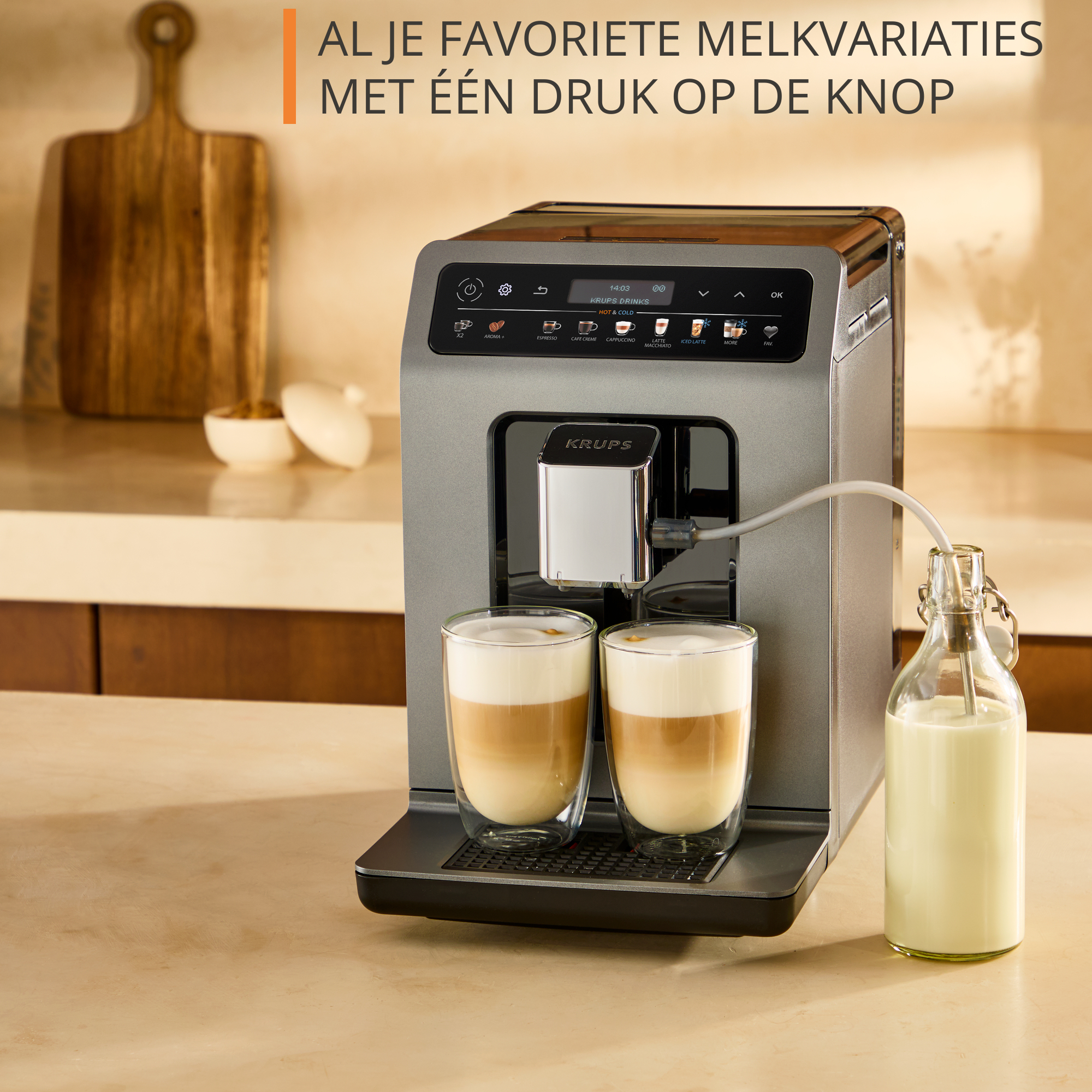 Krups Evidence Hot & Cold EA898G volautomatische koffiemachine - Afbeelding 4
