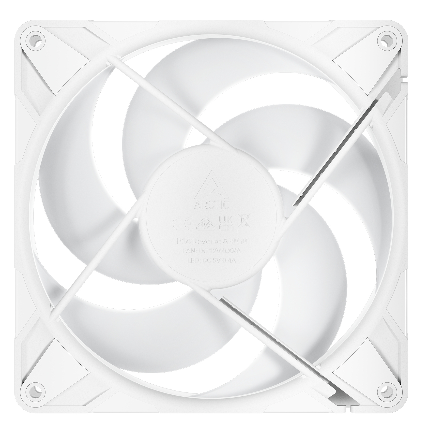 ARCTIC Freezer P14 Pro Reverse A-RGB (White) Computer behuizing Ventilator 14 cm Wit 1 stuk(s) - Afbeelding 4