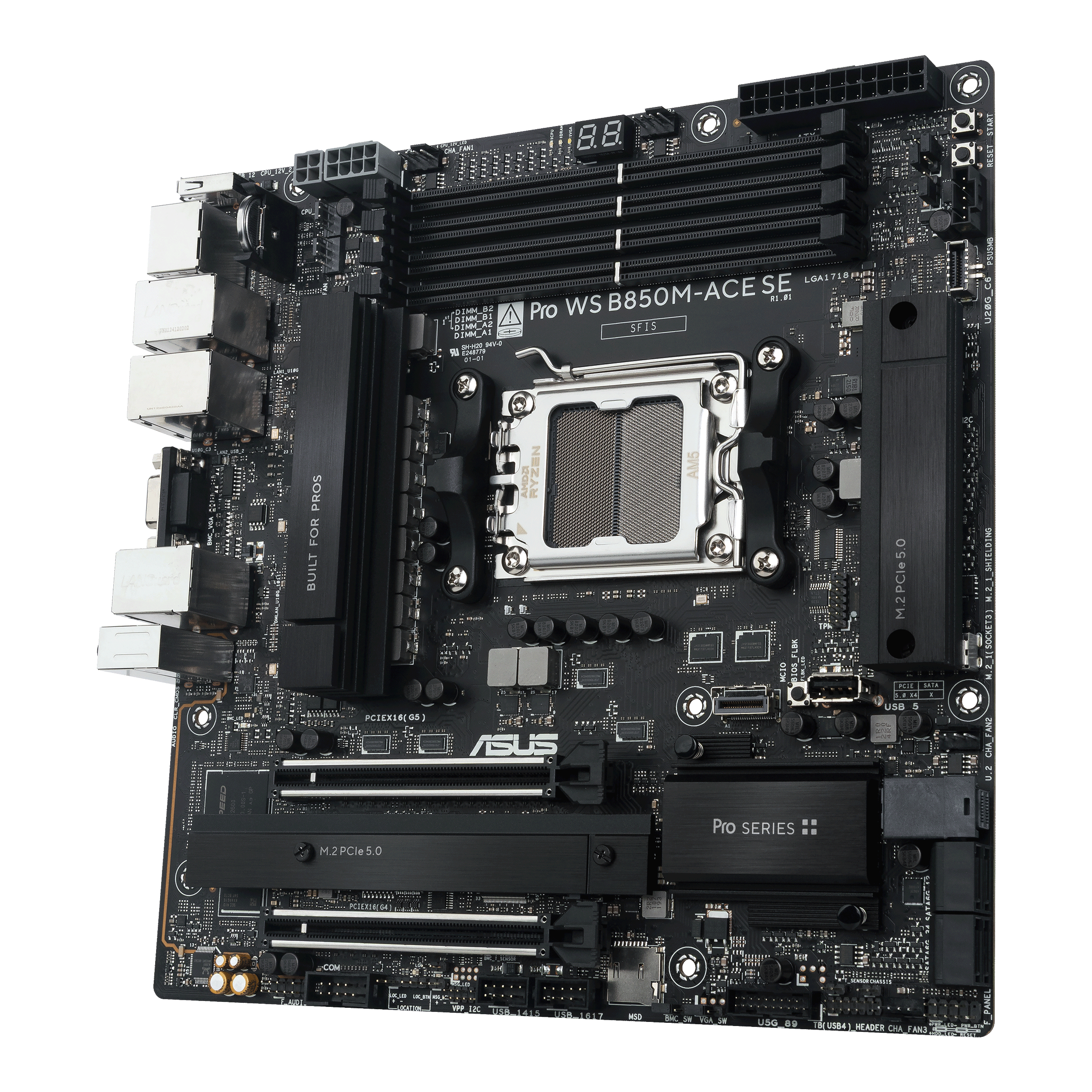 ASUS PRO WS B850M-ACE SE AMD B850 Socket AM5 micro ATX - Afbeelding 4