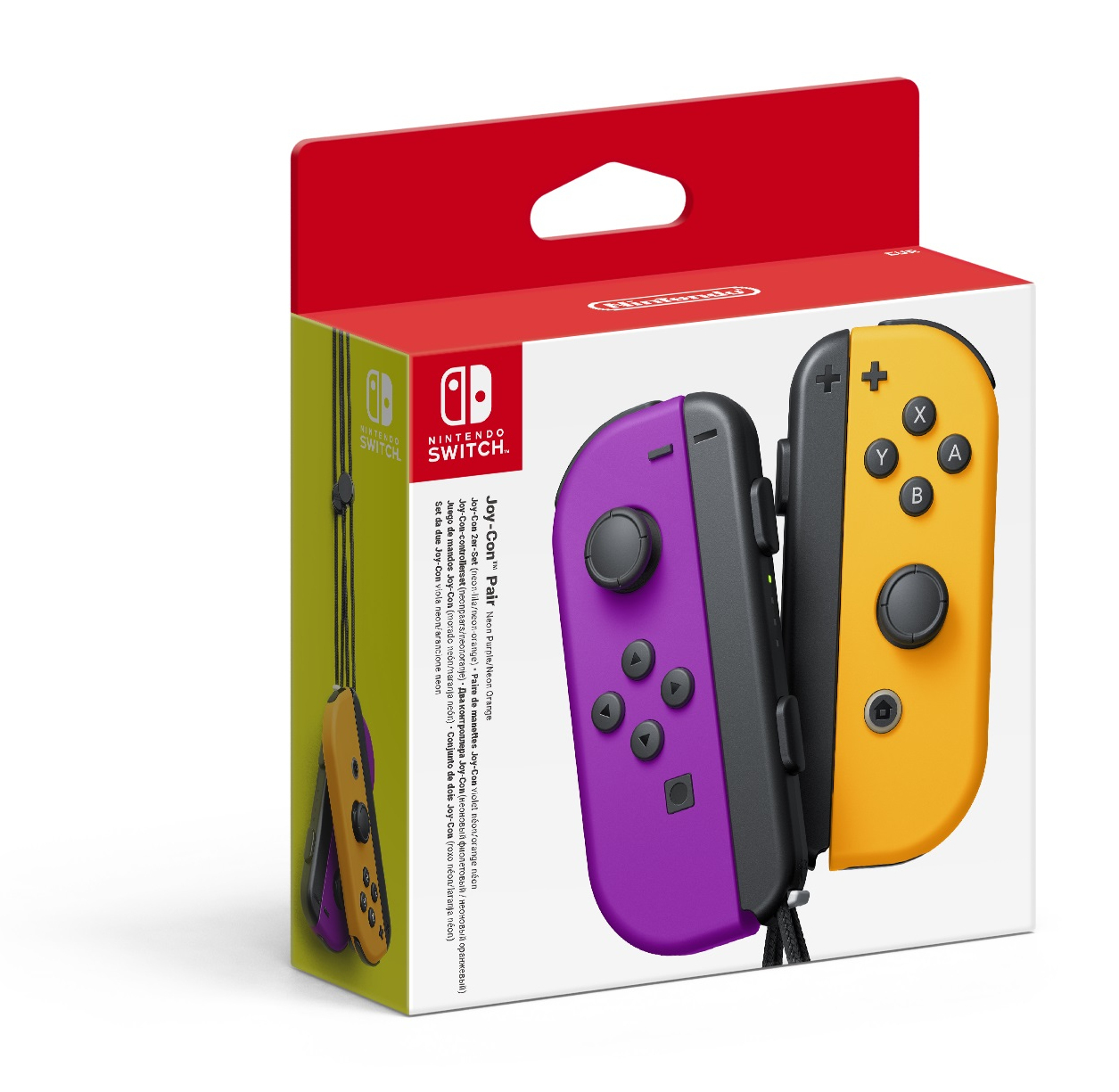 Nintendo Joy-Con Zwart, Oranje, Paars Bluetooth Gamepad Analoog/digitaal Nintendo Switch - Afbeelding 3