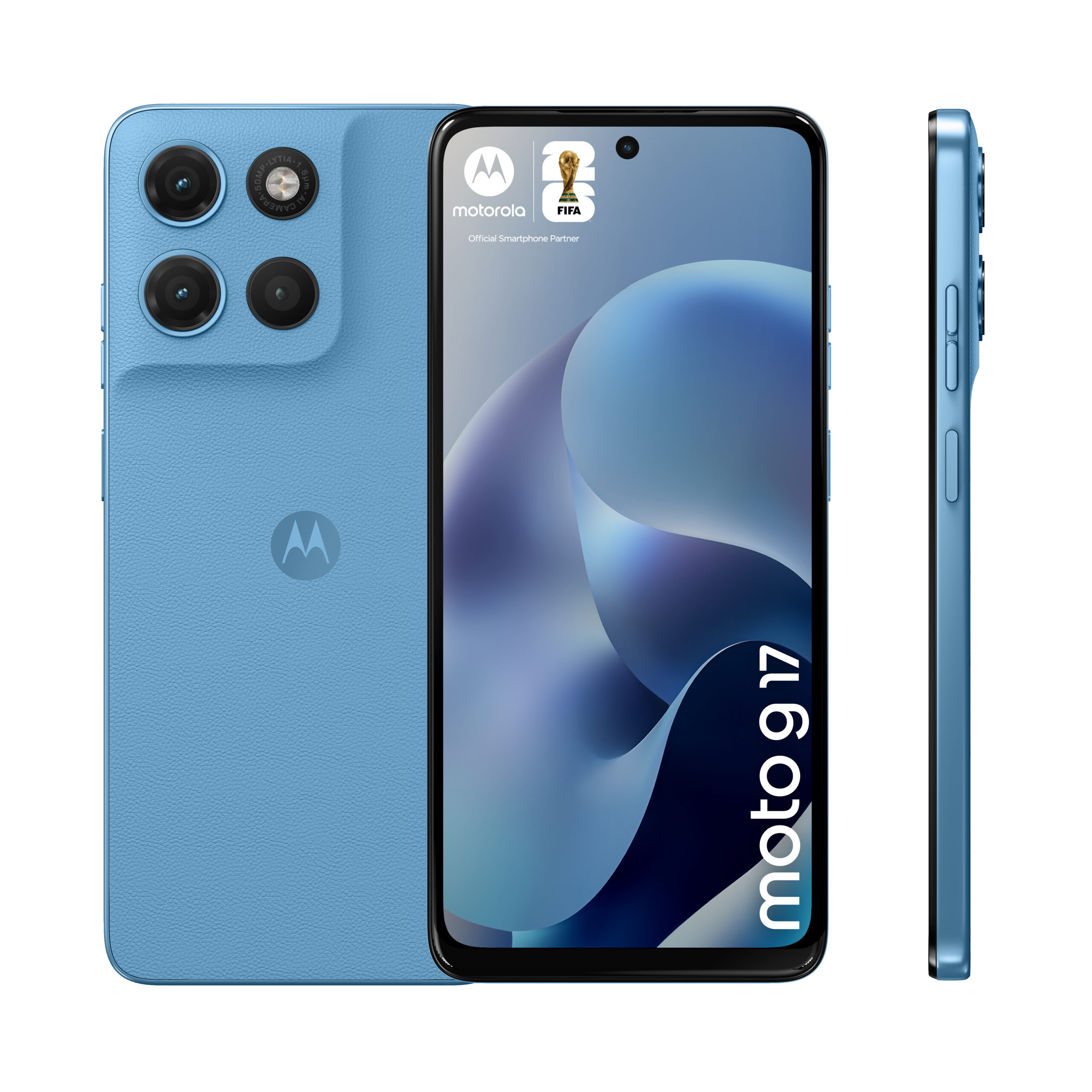 Motorola moto g17 17,1 cm (6.72") Dual SIM Android 15 USB Type-C 4 GB 128 GB 5200 mAh Blauw - Afbeelding 2