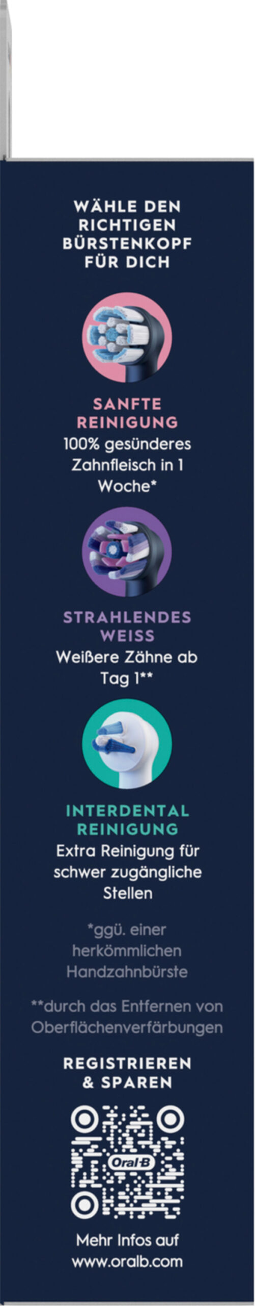 Oral-B 8700216778640 opzet borstel 8 stuk(s) Zwart - Afbeelding 7