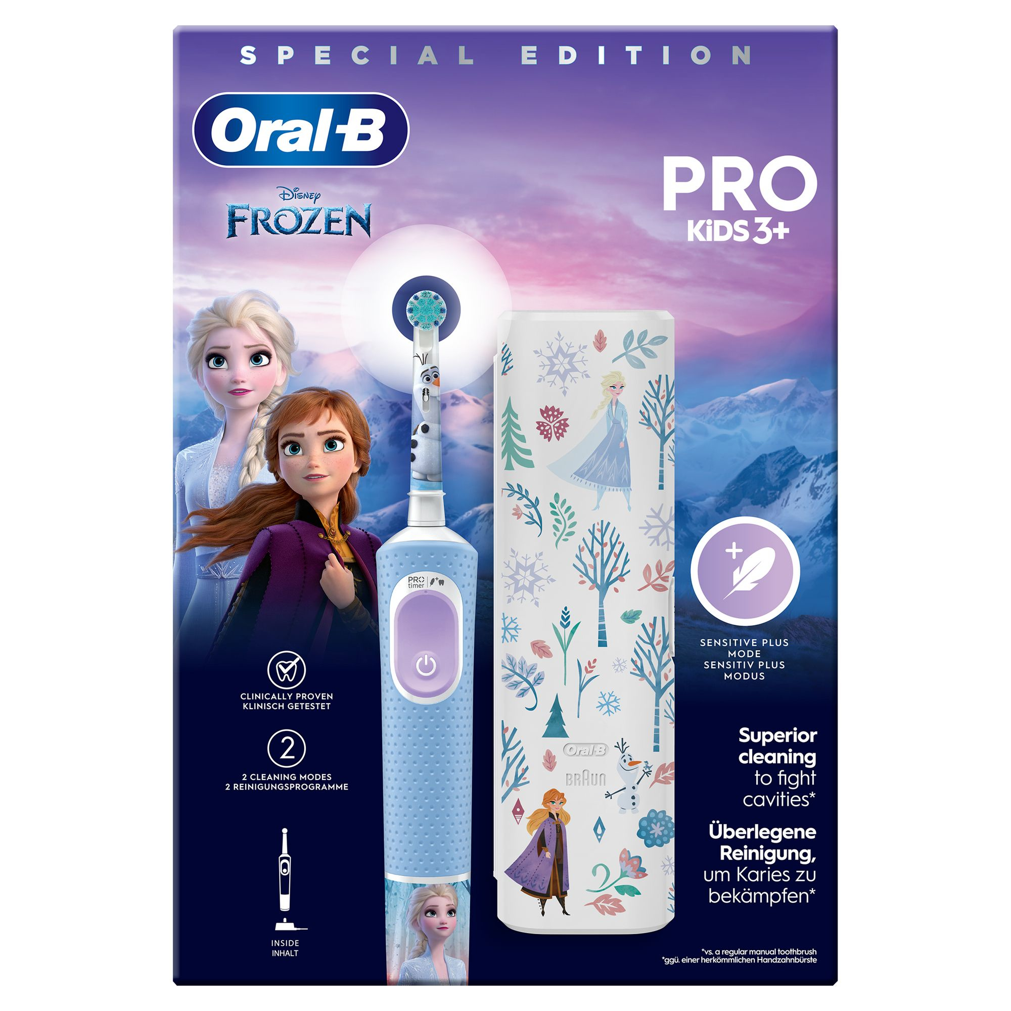 Oral-B Vitality Pro Frozen Kind Roterende-oscillerende tandenborstel Zwart, Grijs - Afbeelding 2