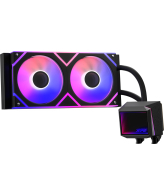 XPG LEVANTE II Processor Kit voor vloeistofkoeling 12 cm Zwart