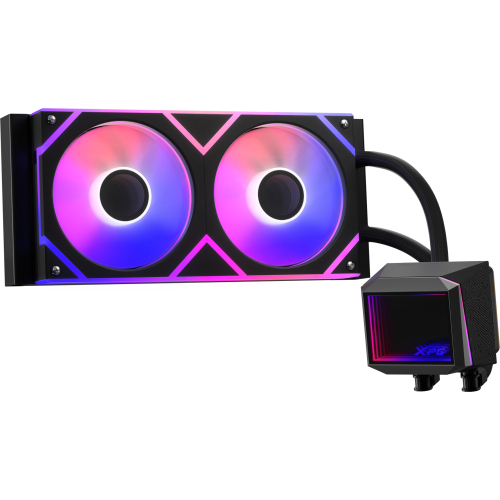 XPG LEVANTE II Processor Kit voor vloeistofkoeling 12 cm Zwart