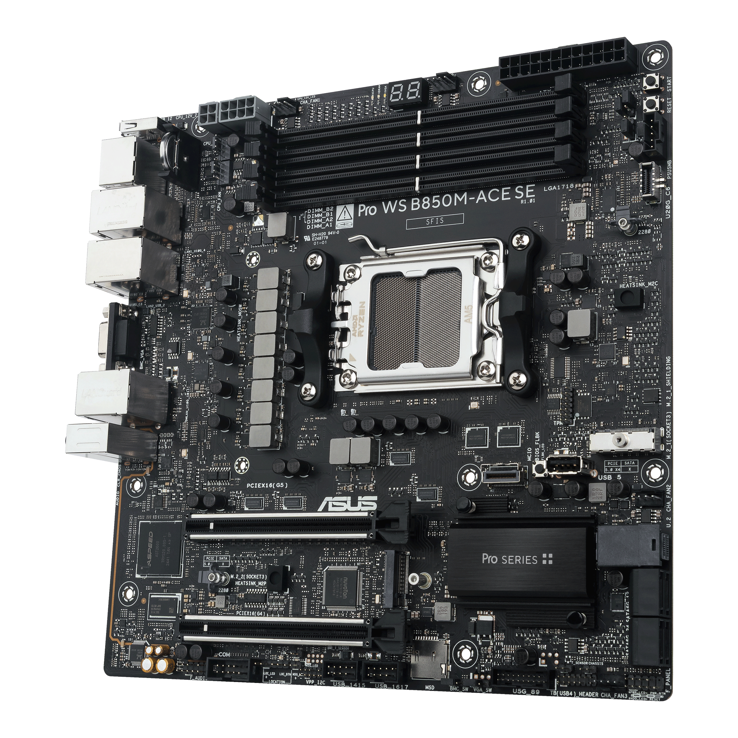ASUS PRO WS B850M-ACE SE AMD B850 Socket AM5 micro ATX - Afbeelding 8