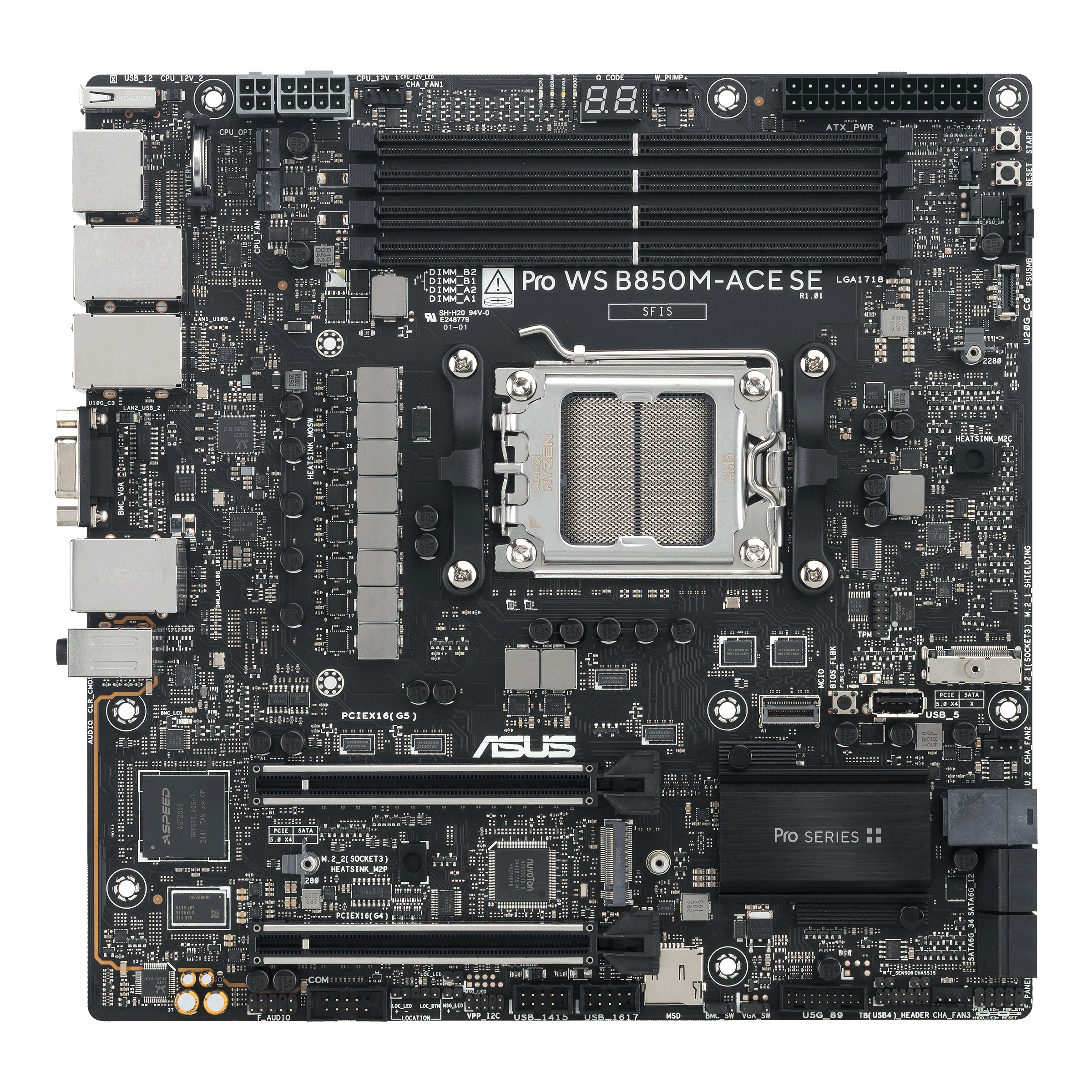 ASUS PRO WS B850M-ACE SE AMD B850 Socket AM5 micro ATX - Afbeelding 9